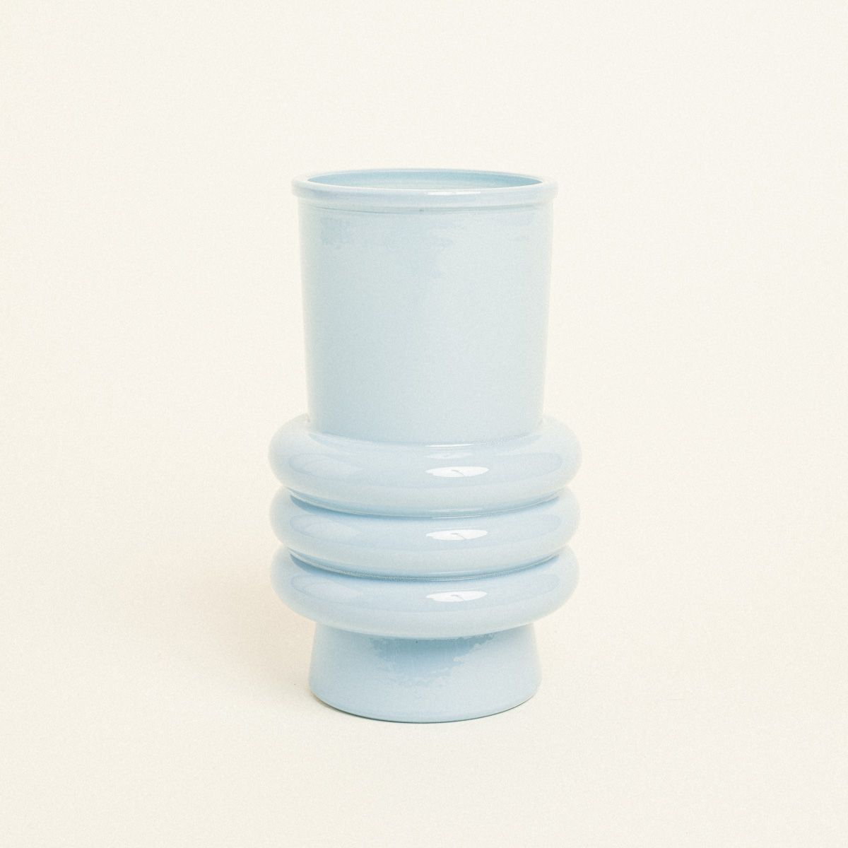Γυάλινο Βάζο Ελάνη 17 CM (803004) Default Title από την εταιρεία Beauty Home