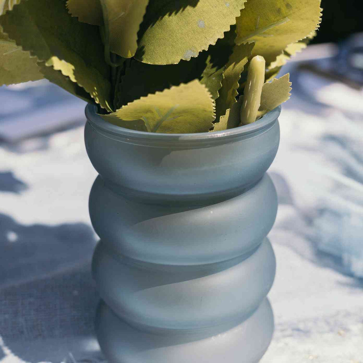 Βάζο γυάλινο Victor – Μπλε Ø8×11,5cm – 380ml από την εταιρεία Beauty Home