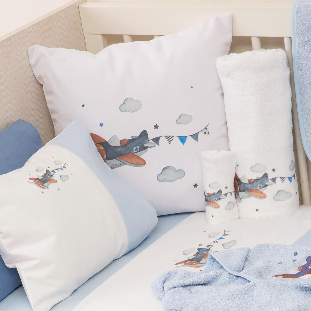 Μαξιλάρι Διακοσμητικό Printed Αεροπλανάκι από την εταιρεία Borea Home Textiles