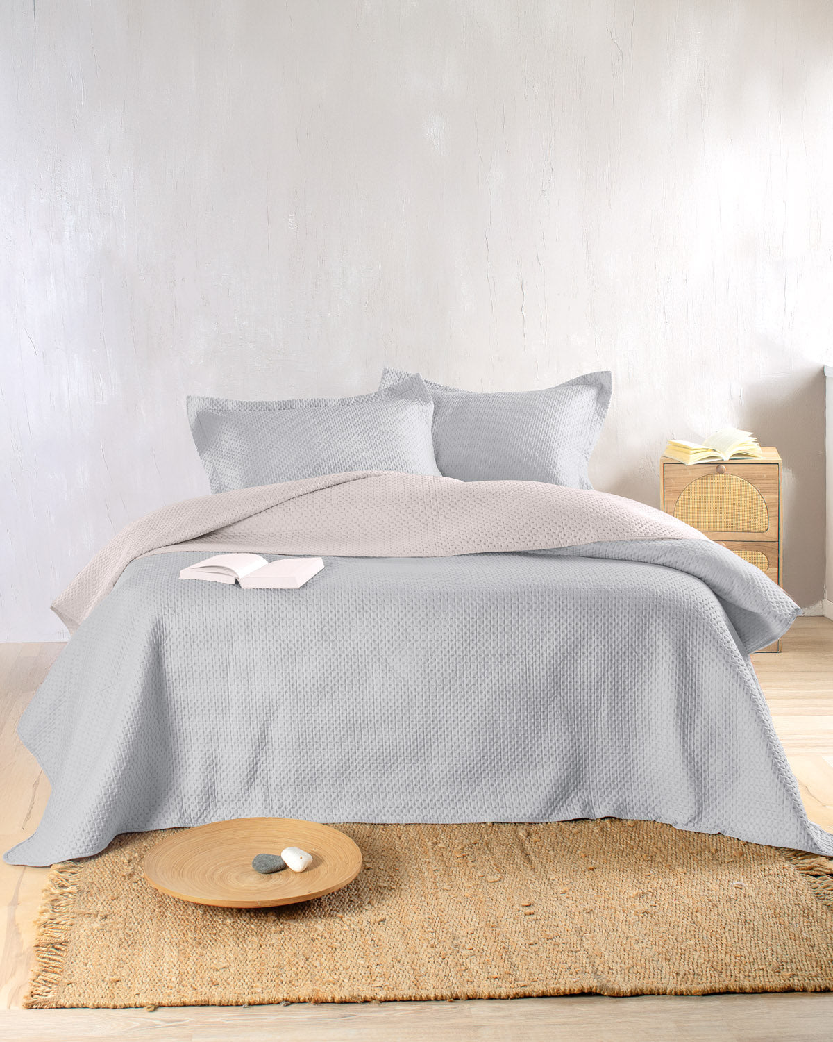 ALLURE Γκρι-Μπεζ - Σετ κουβερλί Γκρι - μπεζ από την εταιρεία Rythmos Home