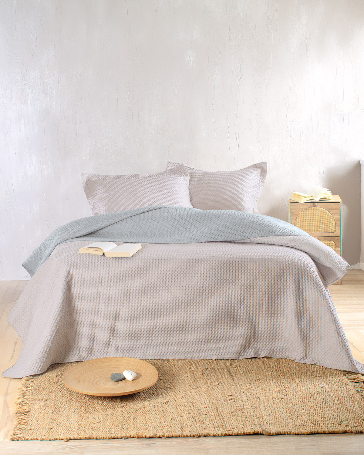 ALLURE Μπεζ-Γκρι - Σετ κουβερλί Μπεζ-Γκρι από την εταιρεία Rythmos Home
