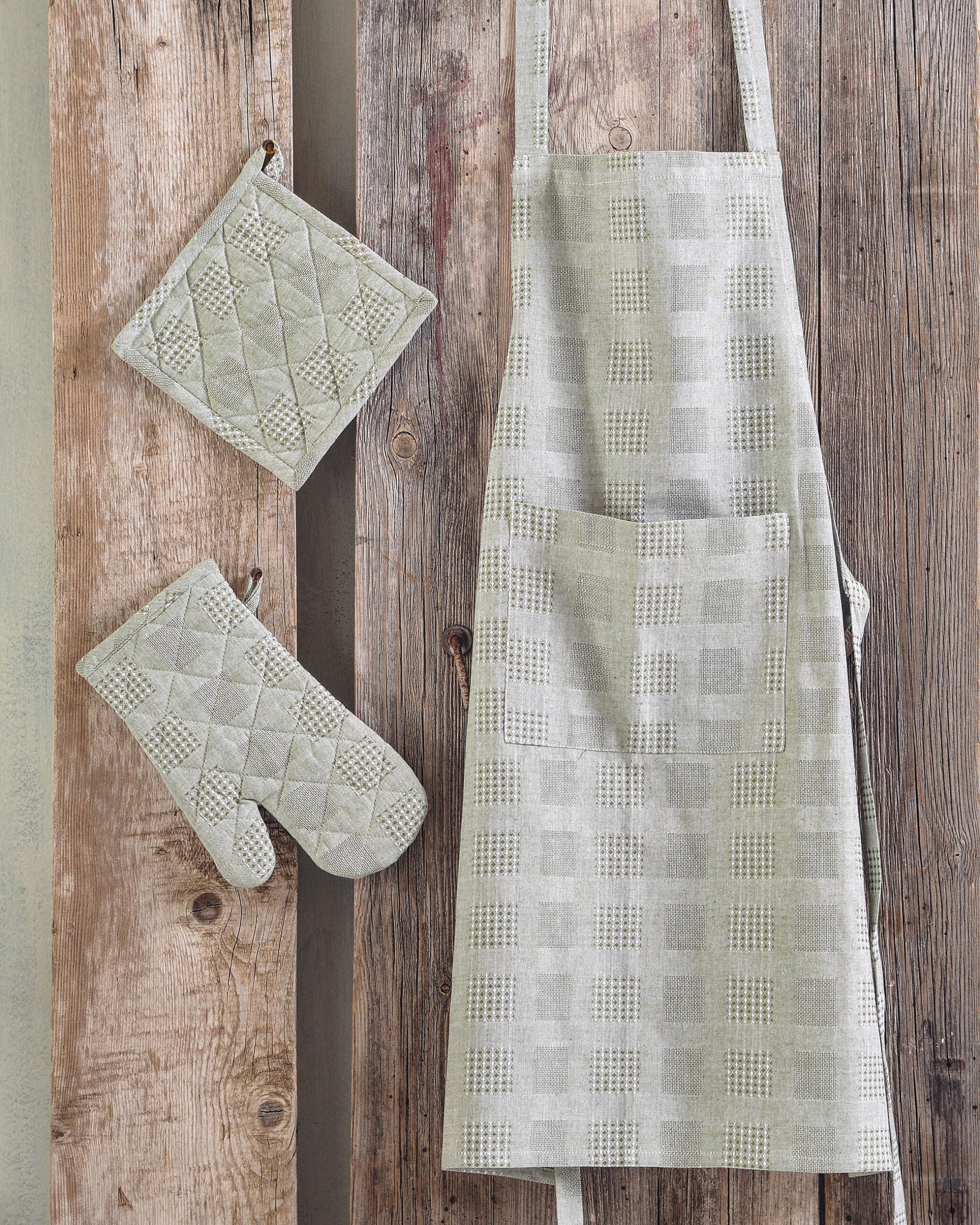 LOZANO Χακί - Σετ κουζίνας 3 τεμ. Χακί από την εταιρεία Rythmos Home