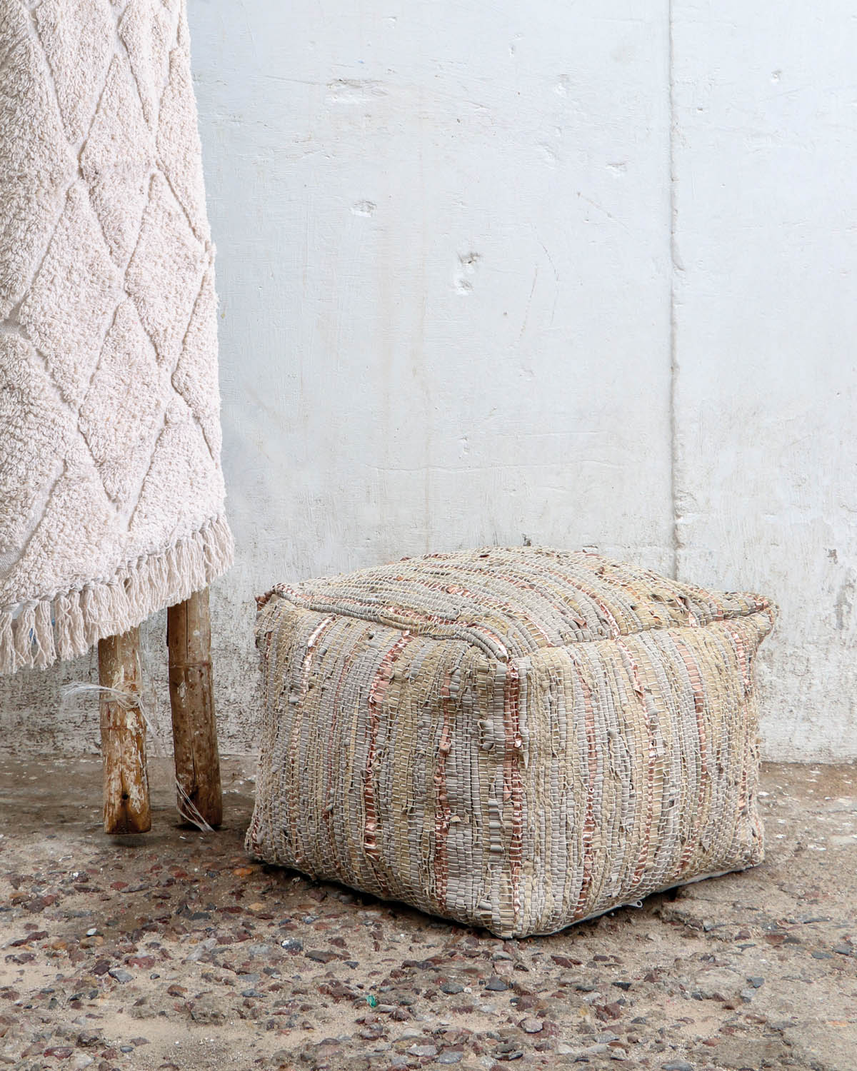 ASCARI - Μαξιλάρι Πουφ 45 x 45 x 30 45 x 45 x 30 από την εταιρεία Rythmos Home