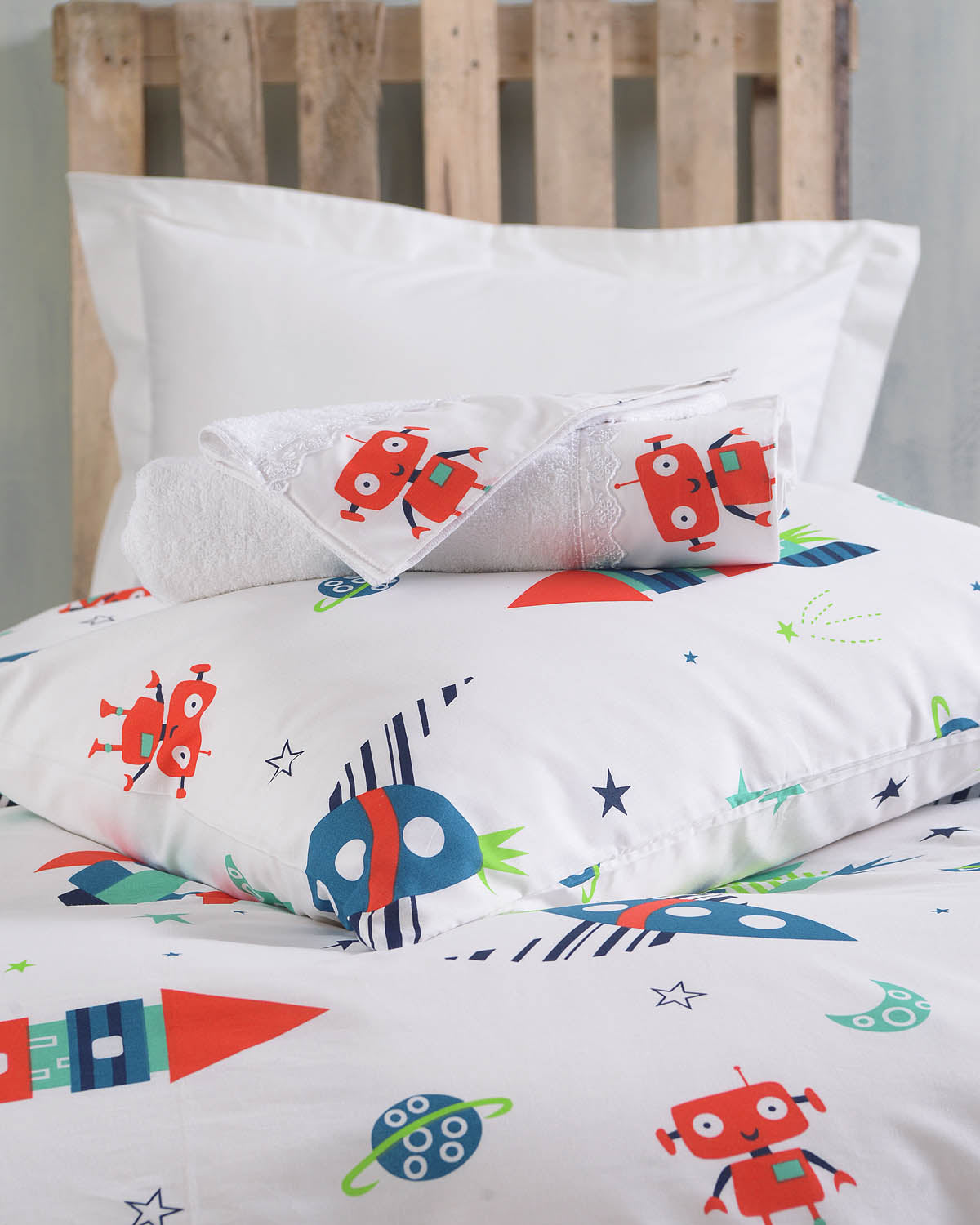 ASTRONIO - Ζεύγος μαξιλαροθήκες 50 x 70 50 x 70 από την εταιρεία Rythmos Home