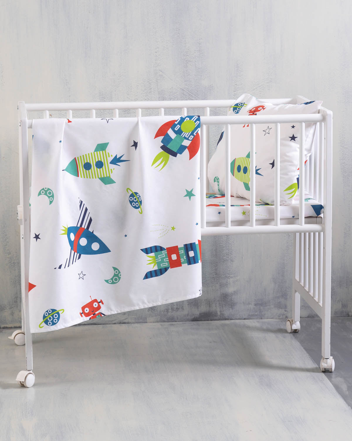 ASTRONIO - Σετ παπλωματοθήκη βρεφική 2 τεμ. 110 x 160 110 x 160 από την εταιρεία Rythmos Home