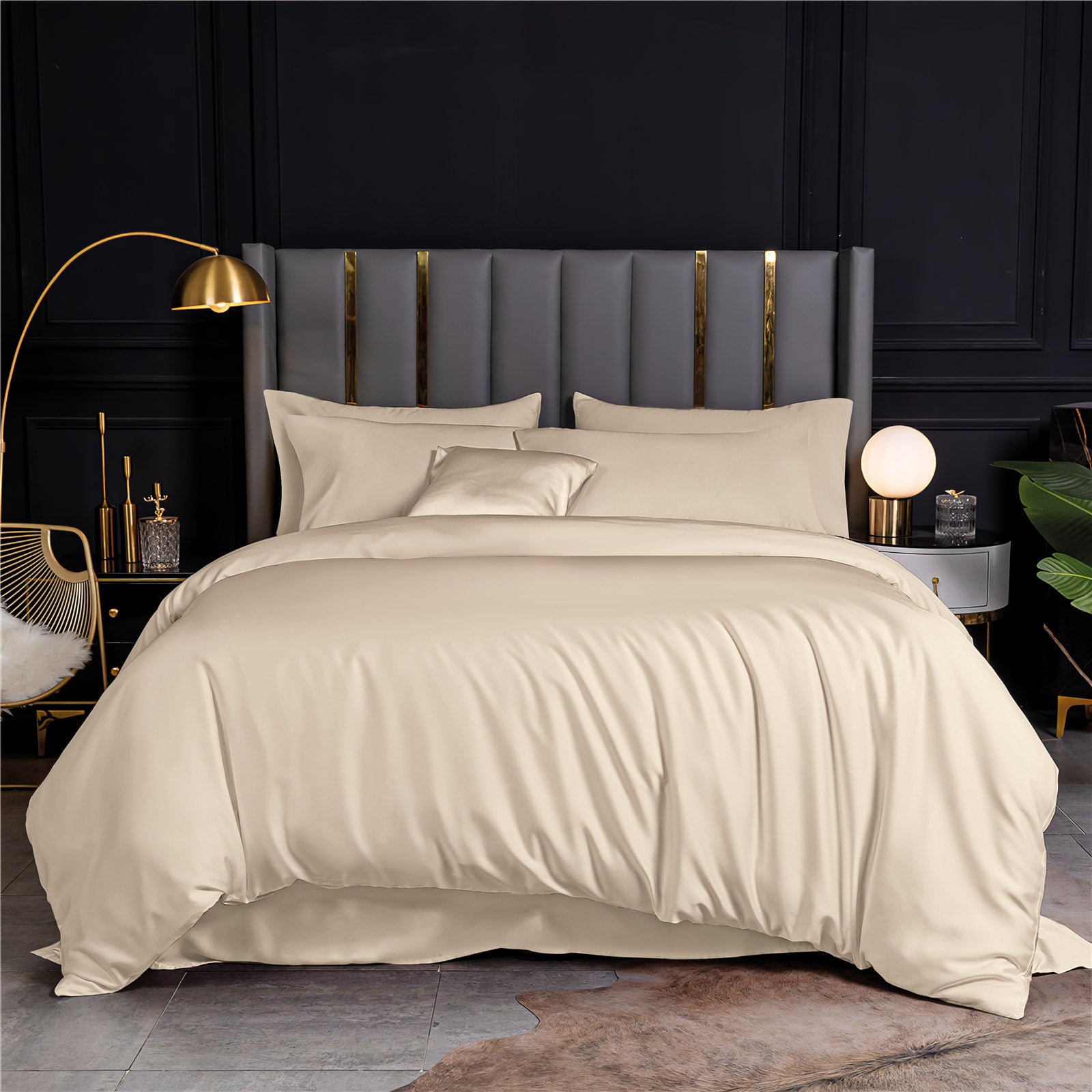 BAMBOO - ΣΕΤ ΜΑΞΙΛΑΡΟΘΗΚΕΣ Μπεζ 2X(50 x 70) OXFORD Μπεζ 2X(50 x 70) OXFORD από την εταιρεία Rythmos Home