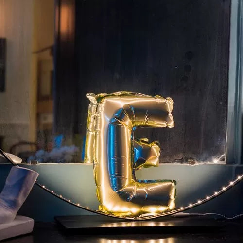 ΜΠΑΛΟΝΙ ΓΡΑΜΜΑ “E” 36cm ΧΡΥΣΟ από την εταιρεία Beauty Home