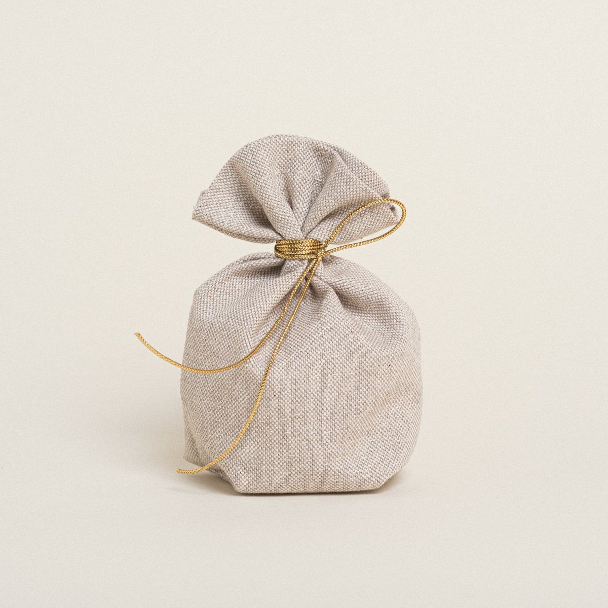 ΠΟΥΓΚΙ ΜΕ ΒΑΣΗ 8 x 12 cm ΜΠΕΖ ΧΡΥΣΟ LUREX