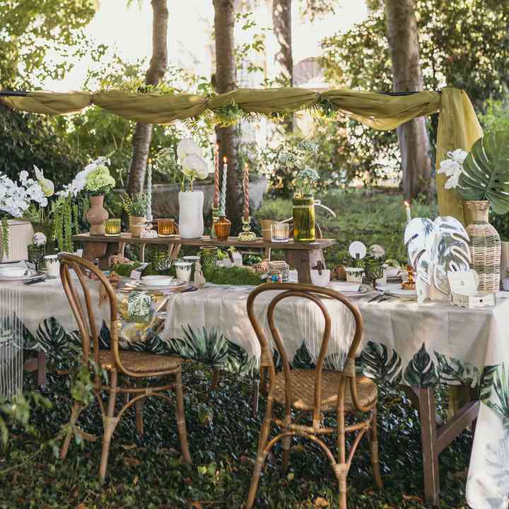 Κλαδί βελούδο με 4 φύλλα monstera 60 cm από την εταιρεία Beauty Home