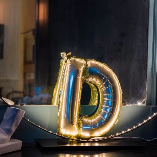 ΜΠΑΛΟΝΙ ΓΡΑΜΜΑ “D” 36cm ΧΡΥΣΟ από την εταιρεία Beauty Home