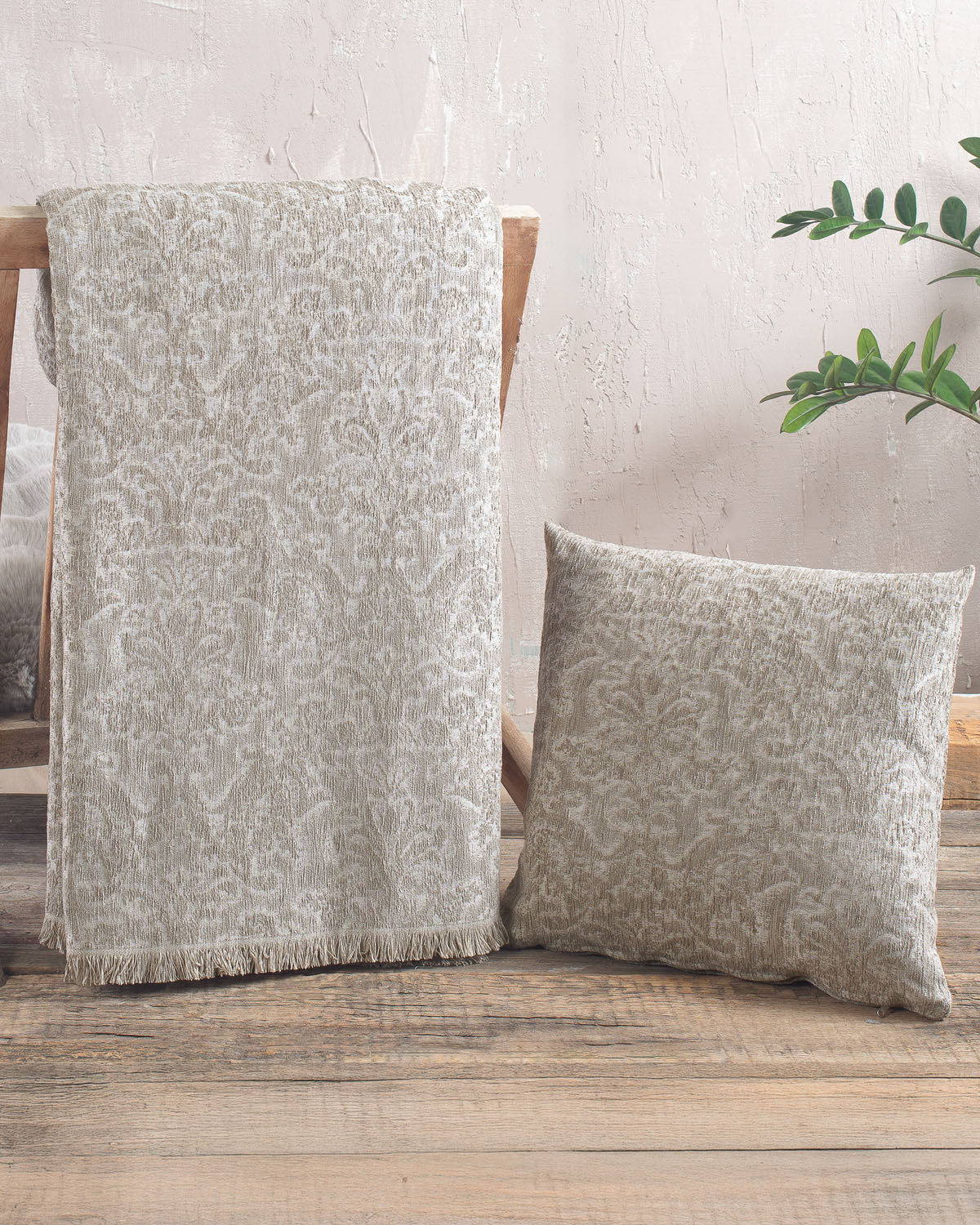 BIANCO Μπεζ - Μαξιλαροθήκη από την εταιρεία Rythmos Home