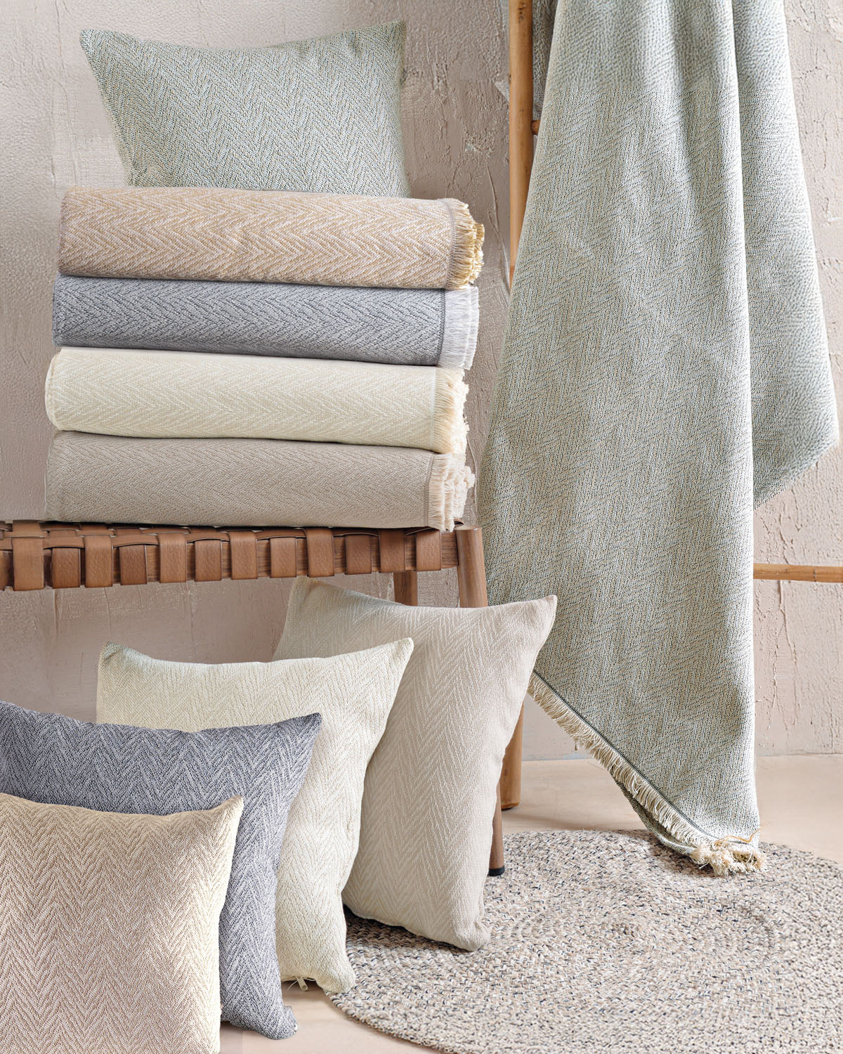 BOSPHORE Μπεζ Σκούρο - Μαξιλαροθήκη από την εταιρεία Rythmos Home