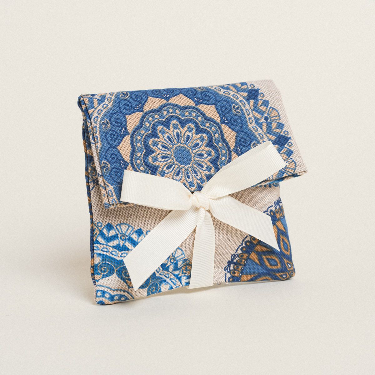 ΠΟΥΓΚΙ ΜΕ ΚΟΡΔΕΛΑ 12 x 17 cm ΜΠΛΕ ΜΑΝΤΑΛΑ