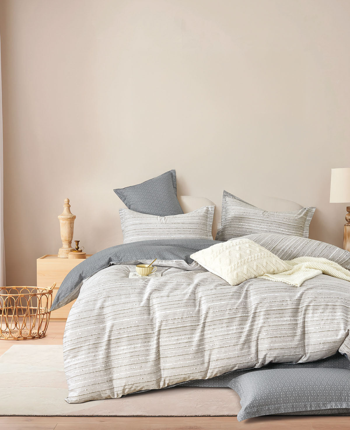 CALMING - Σετ παπλωματοθήκη Spirit Υπέρδιπλο 220 x 250 από την εταιρεία Rythmos Home