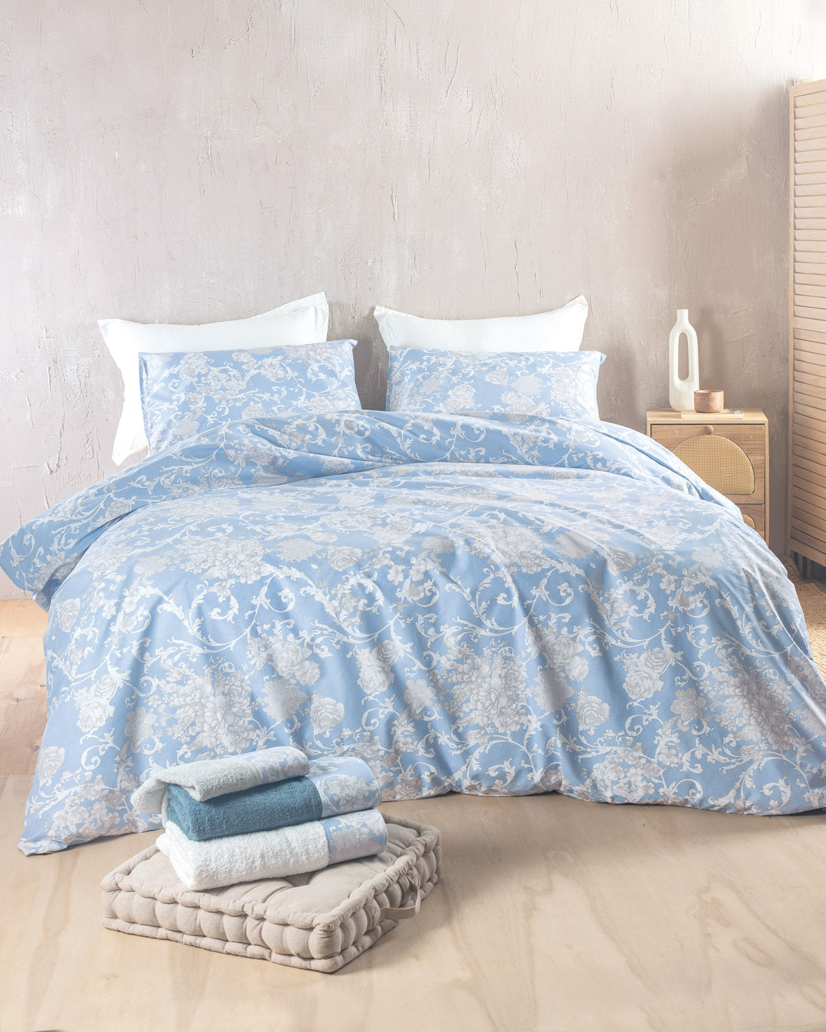 CANDINCE Μπλε - Σετ παπλωματοθήκη Next από την εταιρεία Rythmos Home