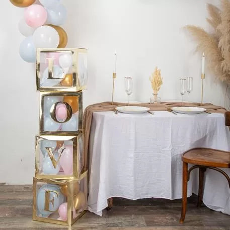 ΑΥΤΟΚΟΛΛΗΤΑ ΧΡΥΣΟ LOVE 15 CM από την εταιρεία Beauty Home