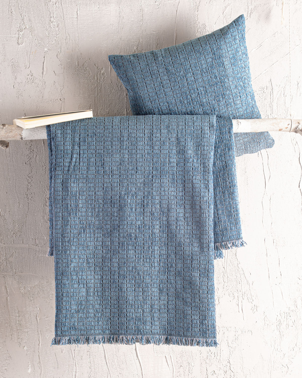 CORVET Μπλε - Μαξιλαροθήκη από την εταιρεία Rythmos Home