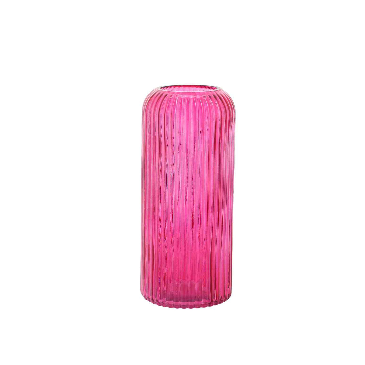 Beauty Home Βάζο γυάλινο Zoé – Φραμπουάζ Ø8,5x20cm – 920ml Default Title από την εταιρεία Beauty Home