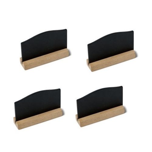 4 Πίνακες Κιμωλίας σε βάση – Φυσικό ξύλο 7,6 x 5,1cm Default Title από την εταιρεία Beauty Home