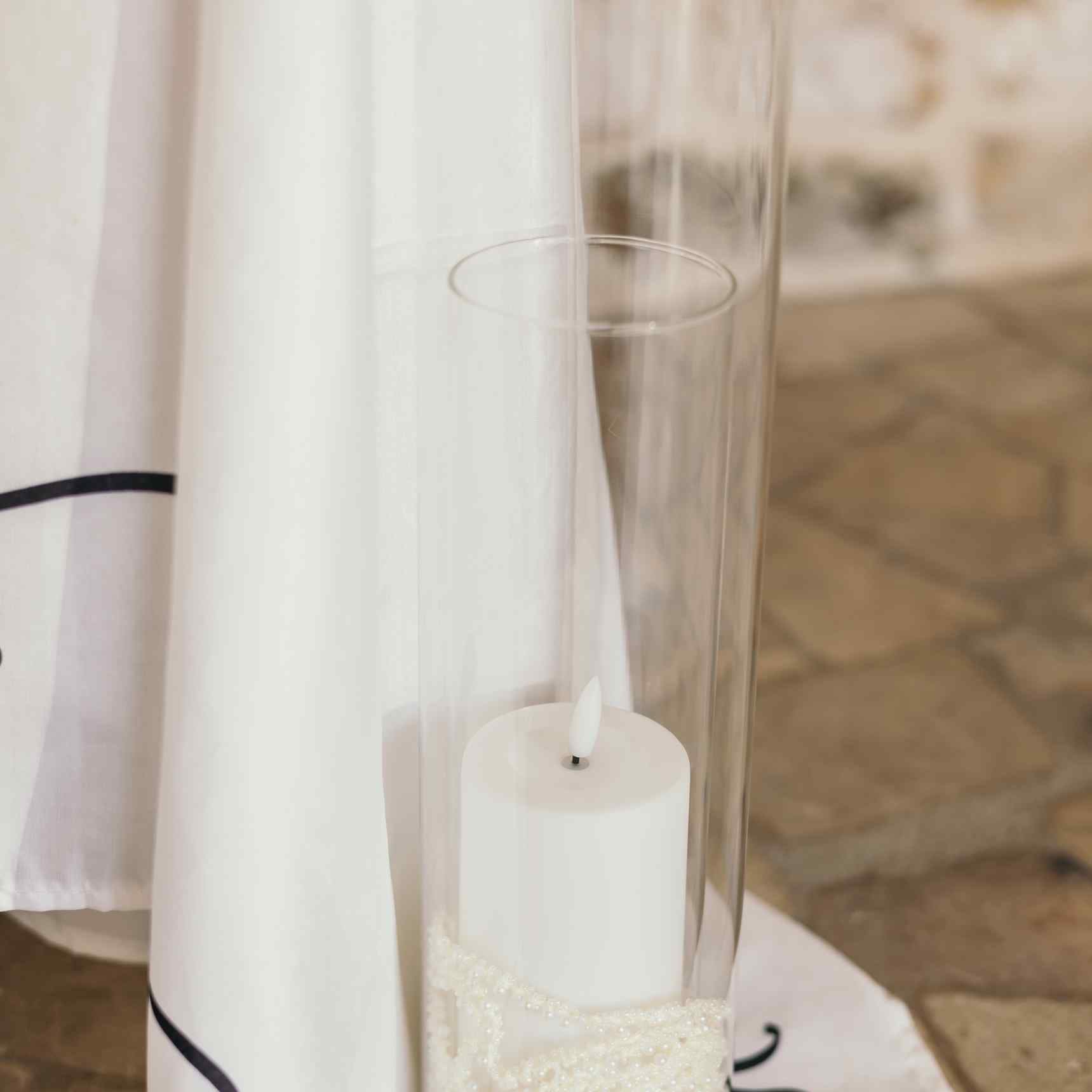 3 Γυάλινοι διάφανοι σωλήνες Ø10x40cm, Ø8x30cm, Ø6x25cm από την εταιρεία Beauty Home