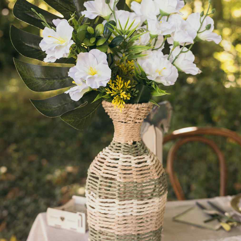Βάζο πλεκτό Eden Ø15x36cm από την εταιρεία Beauty Home