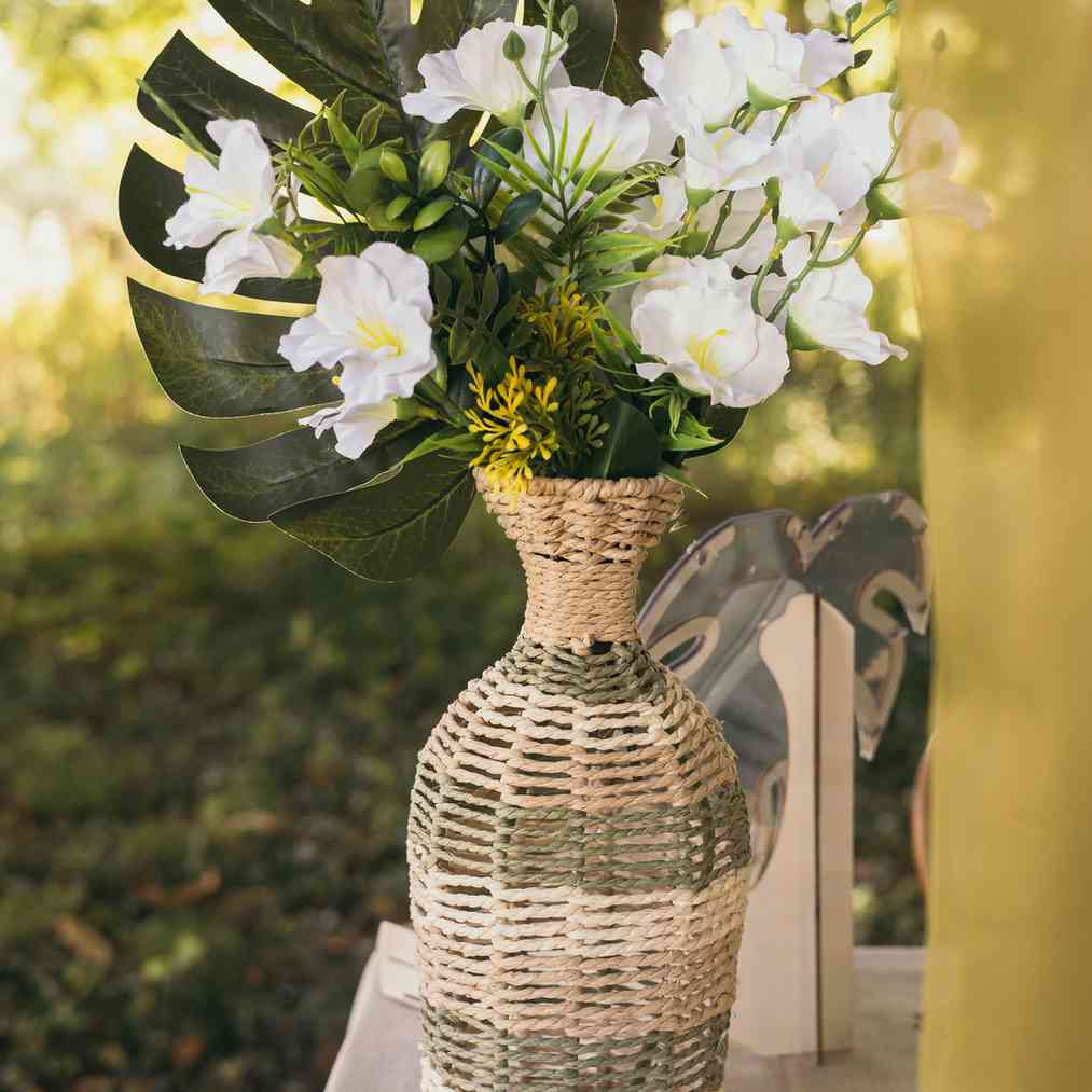 Βάζο πλεκτό Eden Ø15x36cm από την εταιρεία Beauty Home
