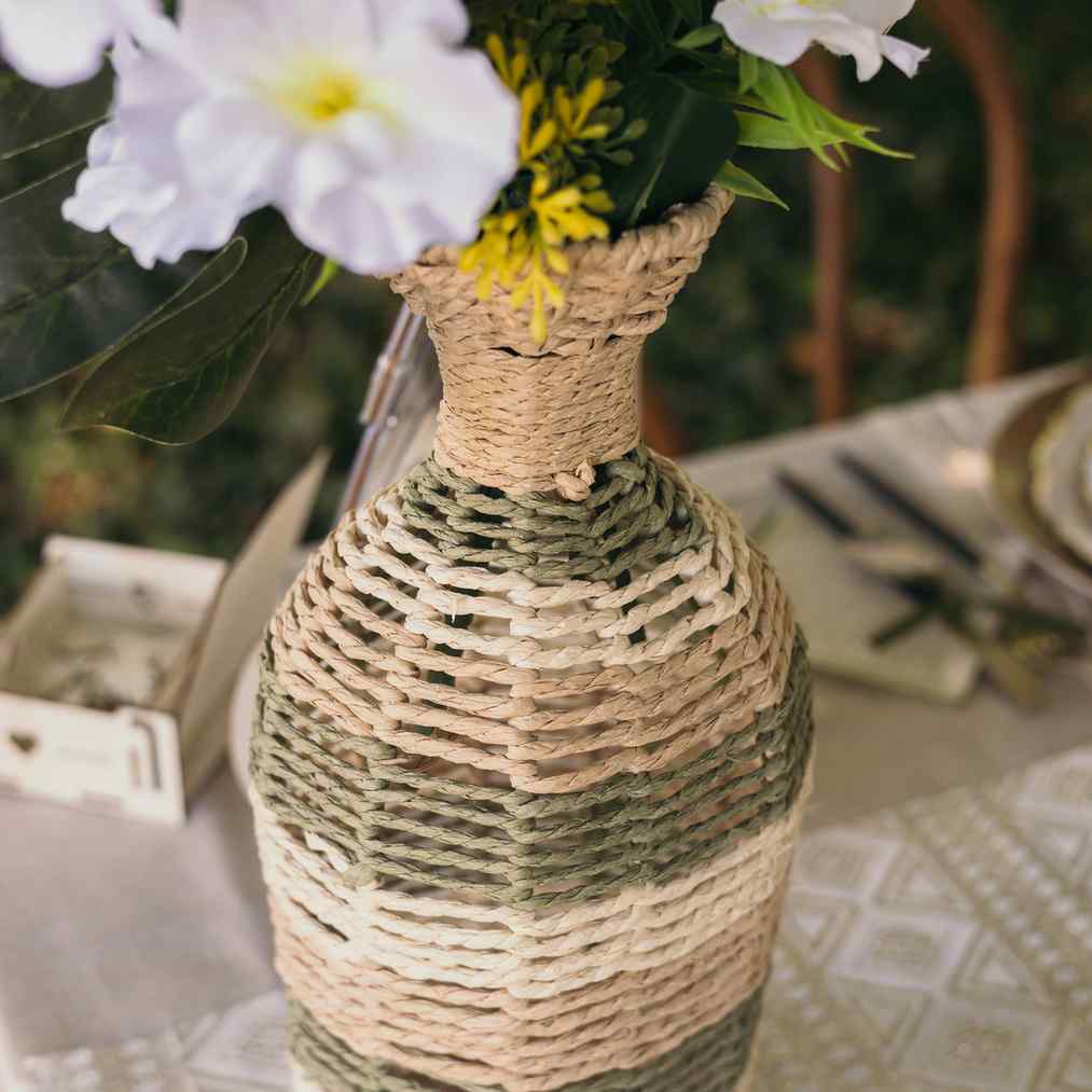 Βάζο πλεκτό Eden Ø15x36cm από την εταιρεία Beauty Home
