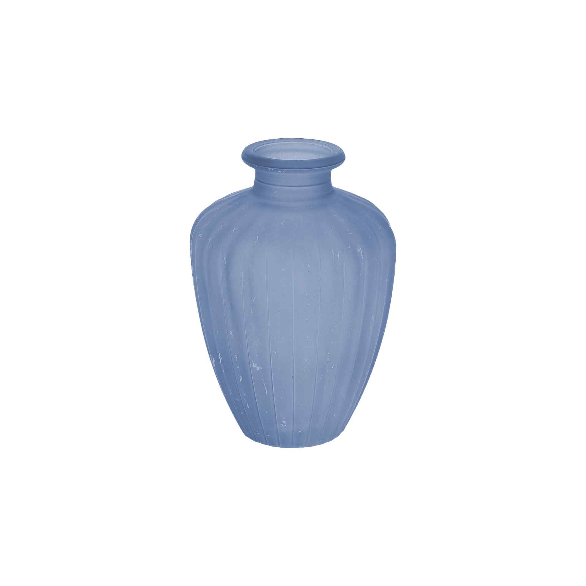 Βάζο γυάλινο Jeanne – Μπλε Ø7,5×10,5cm – 180ml Default Title από την εταιρεία Beauty Home