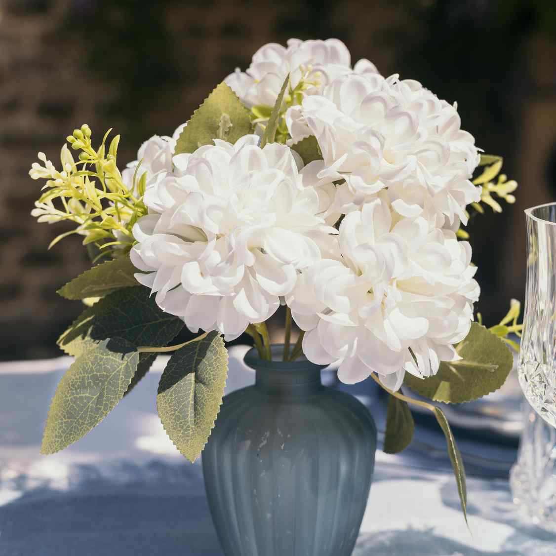 Βάζο γυάλινο Jeanne – Μπλε Ø7,5×10,5cm – 180ml από την εταιρεία Beauty Home