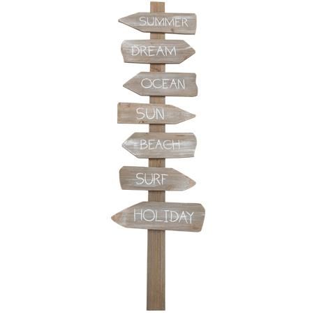 ΞΥΛΙΝΗ ΤΑΜΠΕΛΑ SUMMER VIBES 1.10 M X30 CM από την εταιρεία Beauty Home
