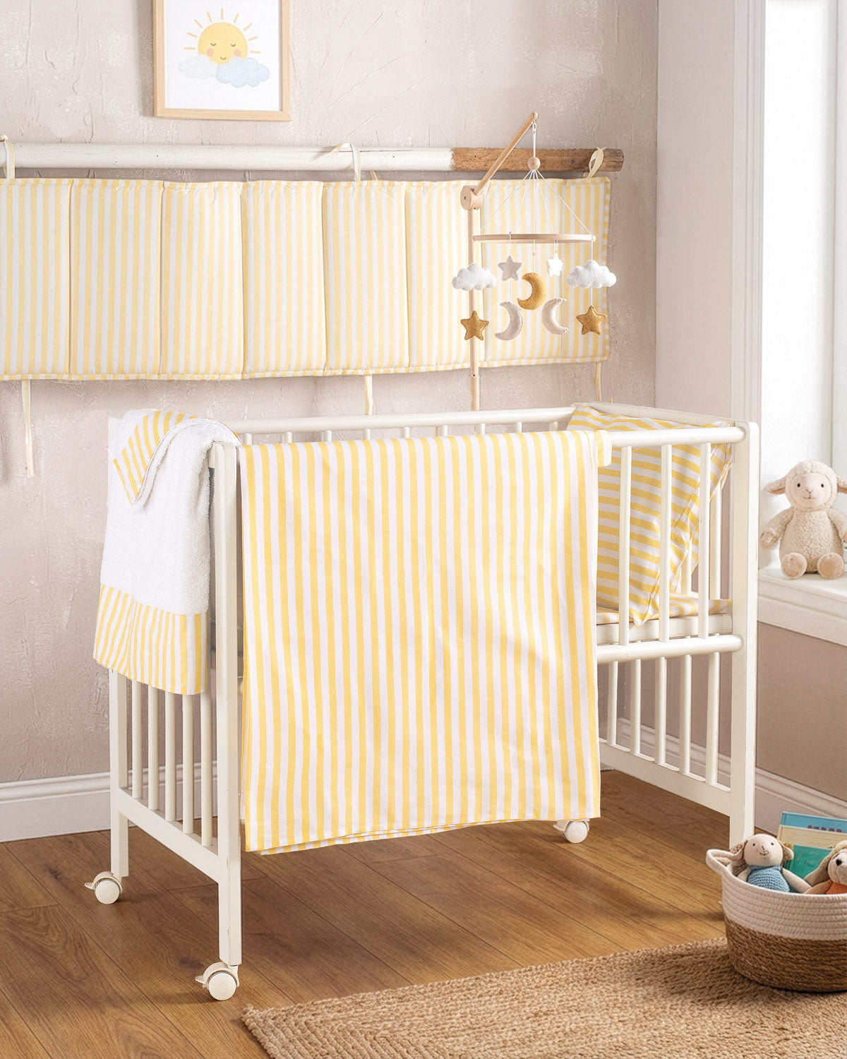 ELOISE ΚΙΤΡΙΝΟ - Σετ παπλωματοθήκη βρεφική 2 τεμ. 110 x 160 Κίτρινο 110 x 160 από την εταιρεία Rythmos Home