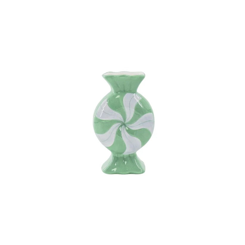 Βάζο “καραμέλα” – Λιλά/ Μέντα 12×6,5x20cm Default Title από την εταιρεία Beauty Home
