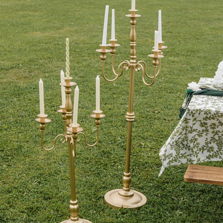 Κηροπήγιο μεταλλικό Prestige – Χρυσό 40 x 90 cm από την εταιρεία Beauty Home