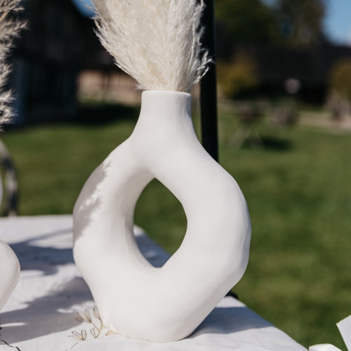 Βάζο Sonora – Λευκό 19,5x17cm από την εταιρεία Beauty Home