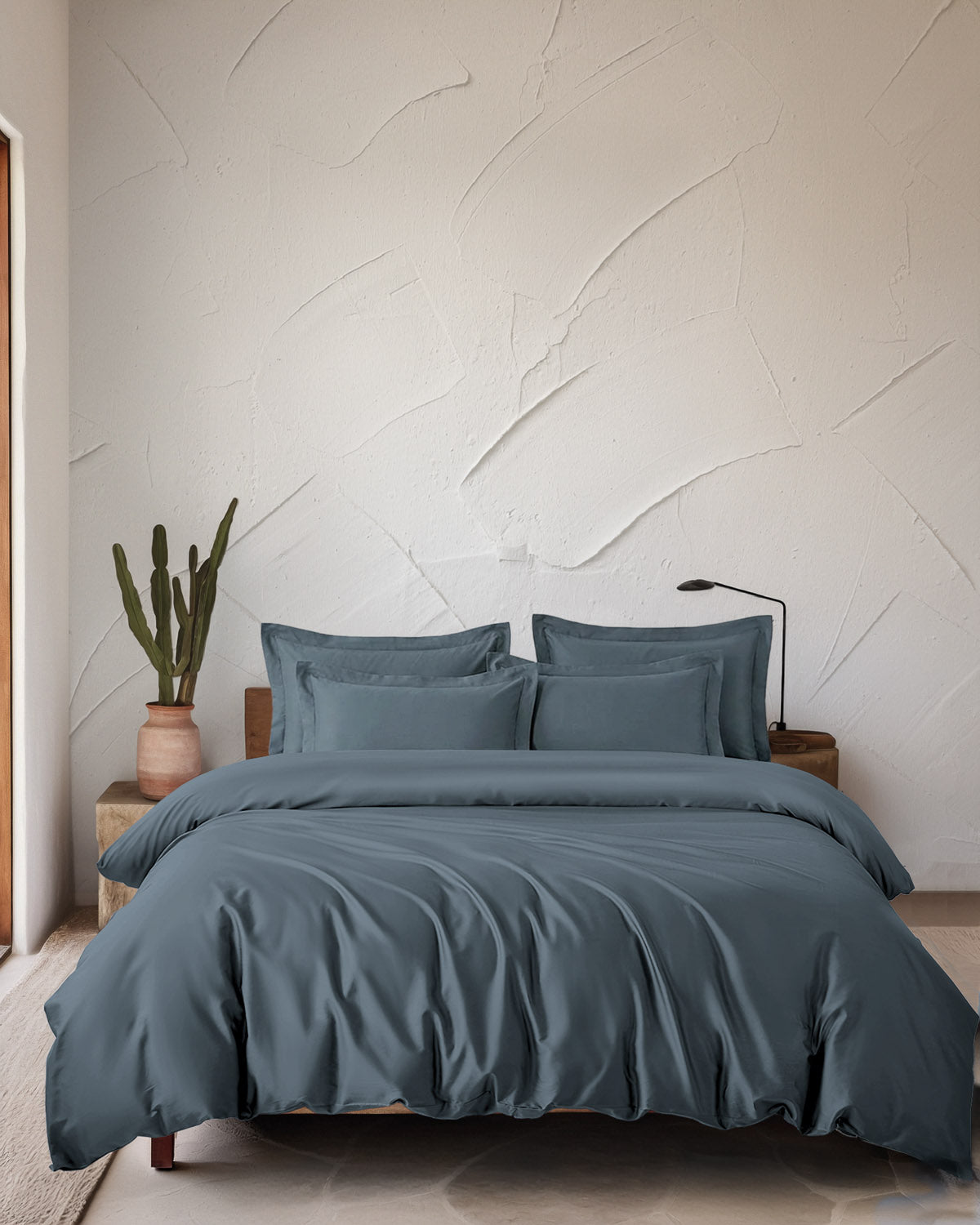 GLACIER - Σετ πάπλωμαΤΟΘΗΚΗ TENCEL LYOCELL ΥΠΕΡΔΙΠΛΗ (240Χ260) Γκρι μπλε ΥΠΕΡΔΙΠΛΗ (240Χ260) από την εταιρεία Rythmos Home