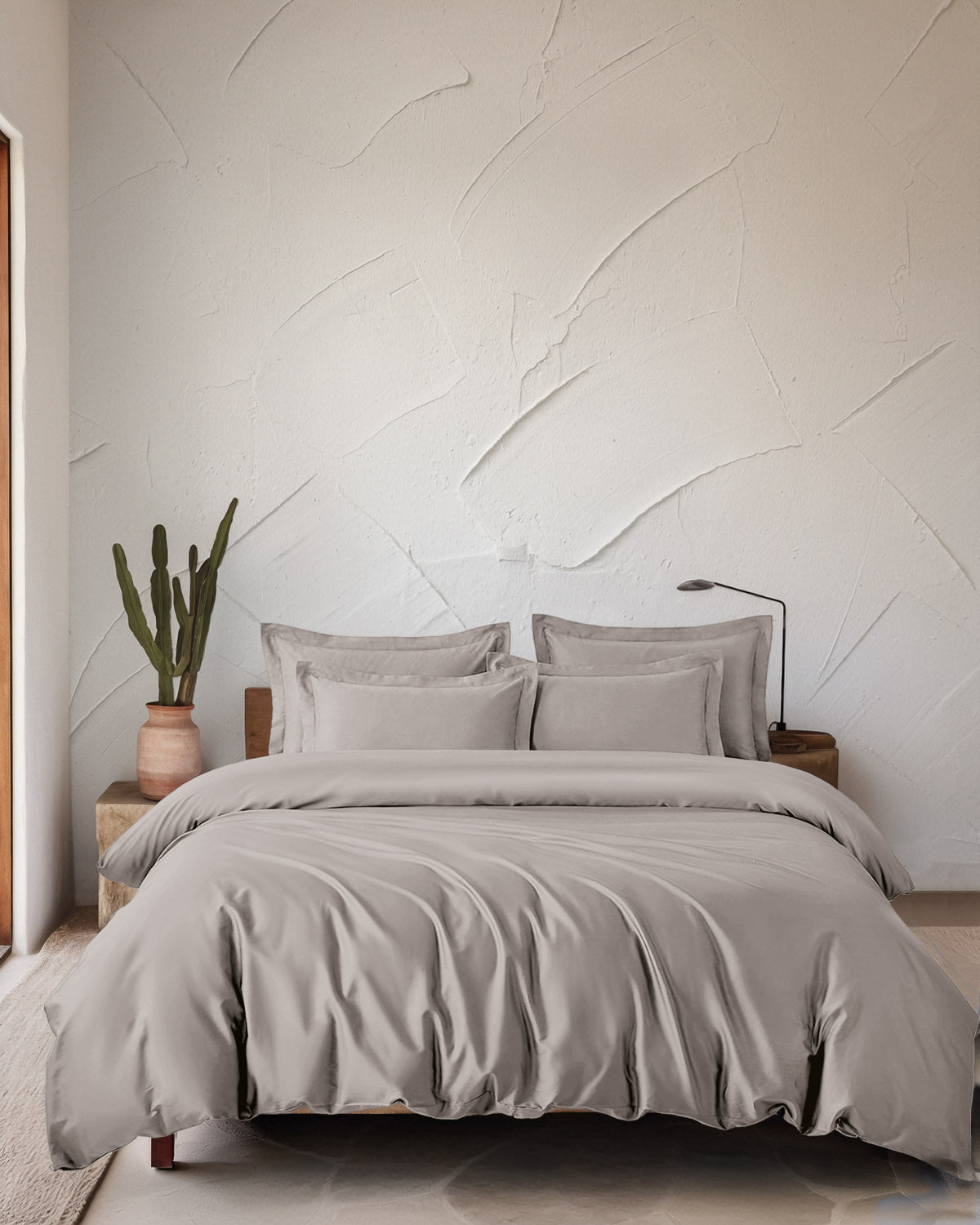 GLACIER - Σετ πάπλωμαΤΟΘΗΚΗ TENCEL LYOCELL ΥΠΕΡΔΙΠΛΗ (240Χ260) Μπεζ ΑΜΜΟΥ ΥΠΕΡΔΙΠΛΗ (240Χ260) από την εταιρεία Rythmos Home