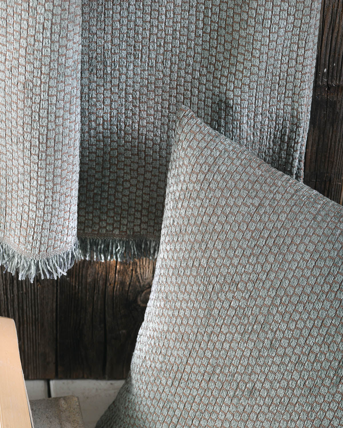 HONEY Γκρι Καφέ - Μαξιλαροθήκη από την εταιρεία Rythmos Home