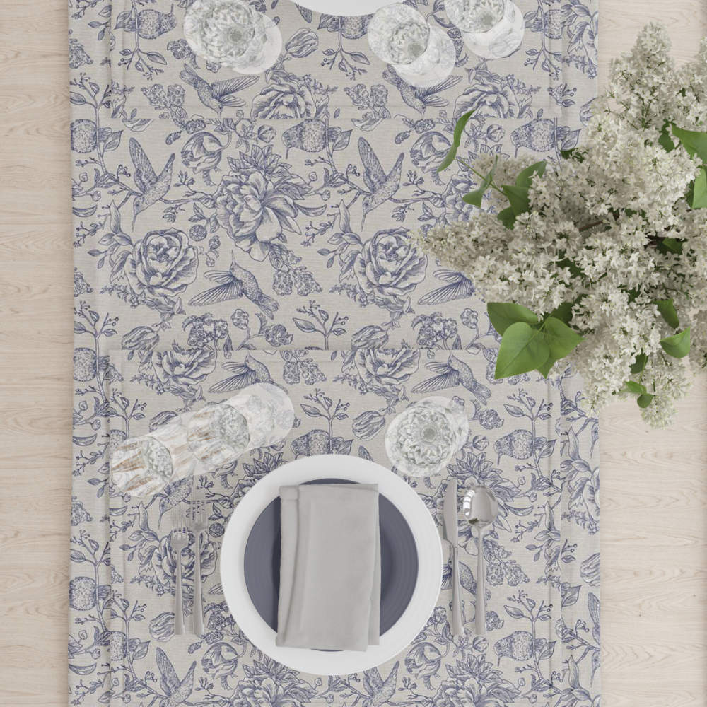 Καρέ Antoinette Μπλε 90 x 90 cm ΚΑΡΕ από την εταιρεία Borea Home Textiles