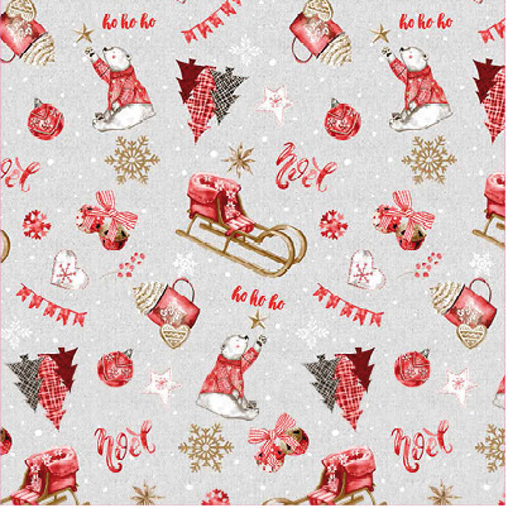 Καρέ Χριστουγεννιάτικο Noel από την εταιρεία Borea Home Textiles