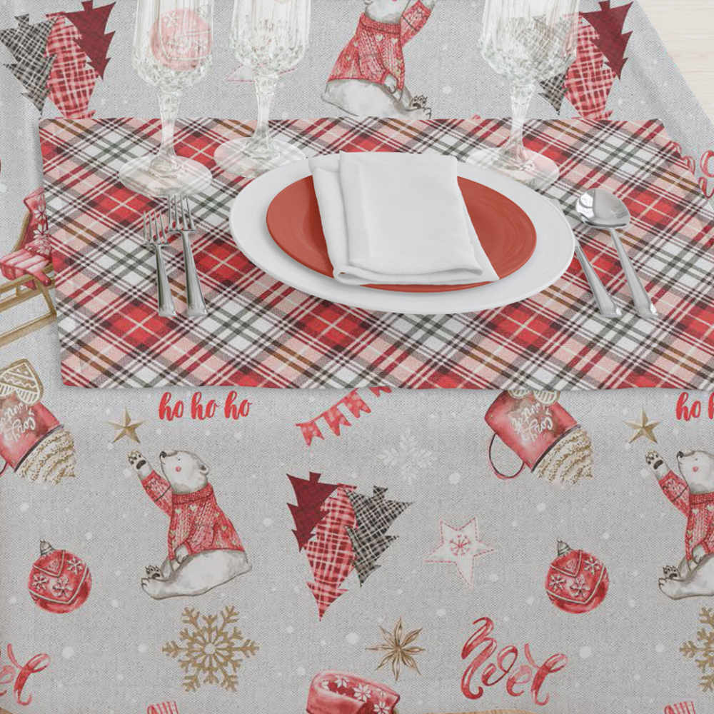 Καρέ Χριστουγεννιάτικο Noel από την εταιρεία Borea Home Textiles