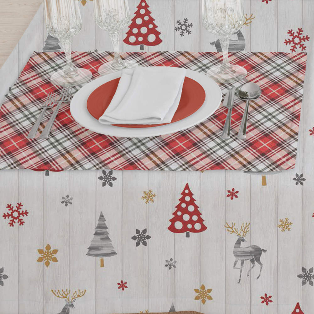 Καρέ Χριστουγεννιάτικο Nordic από την εταιρεία Borea Home Textiles