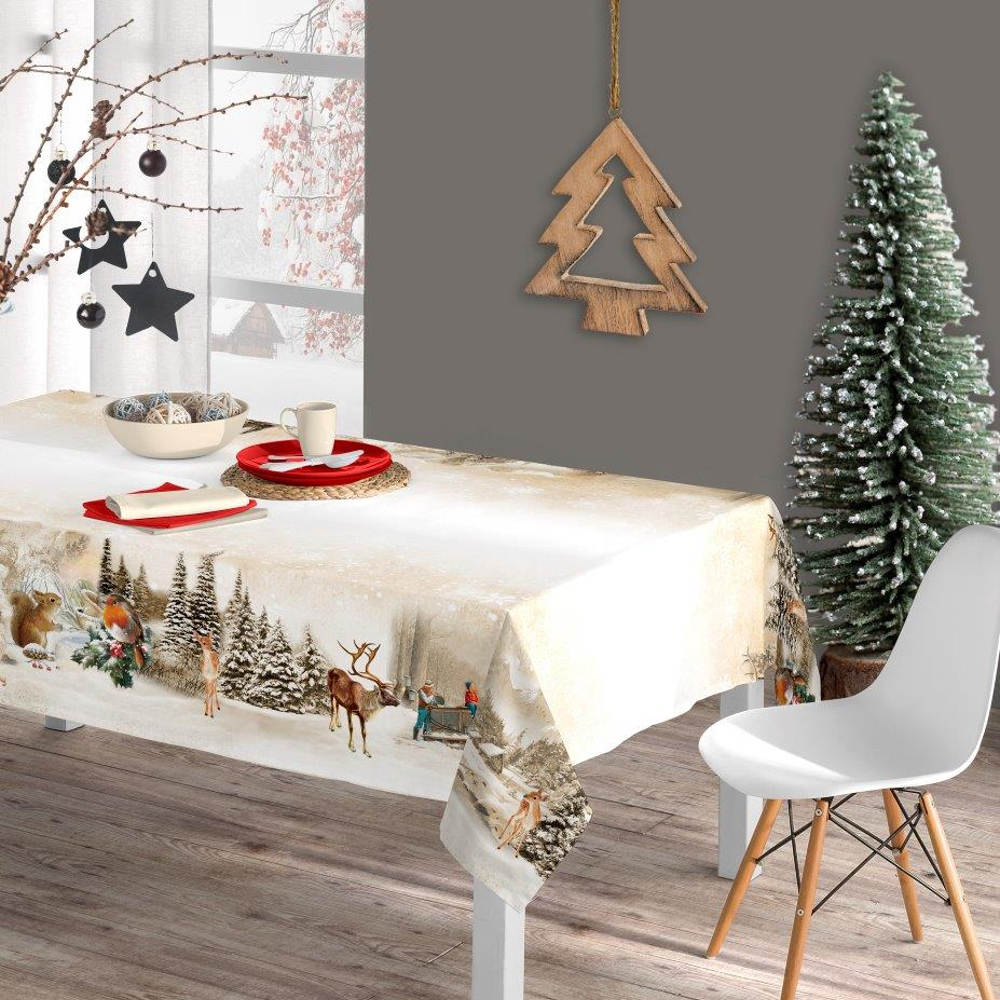 Καρέ Χριστουγεννιάτικο Xmas Deer από την εταιρεία Borea Home Textiles