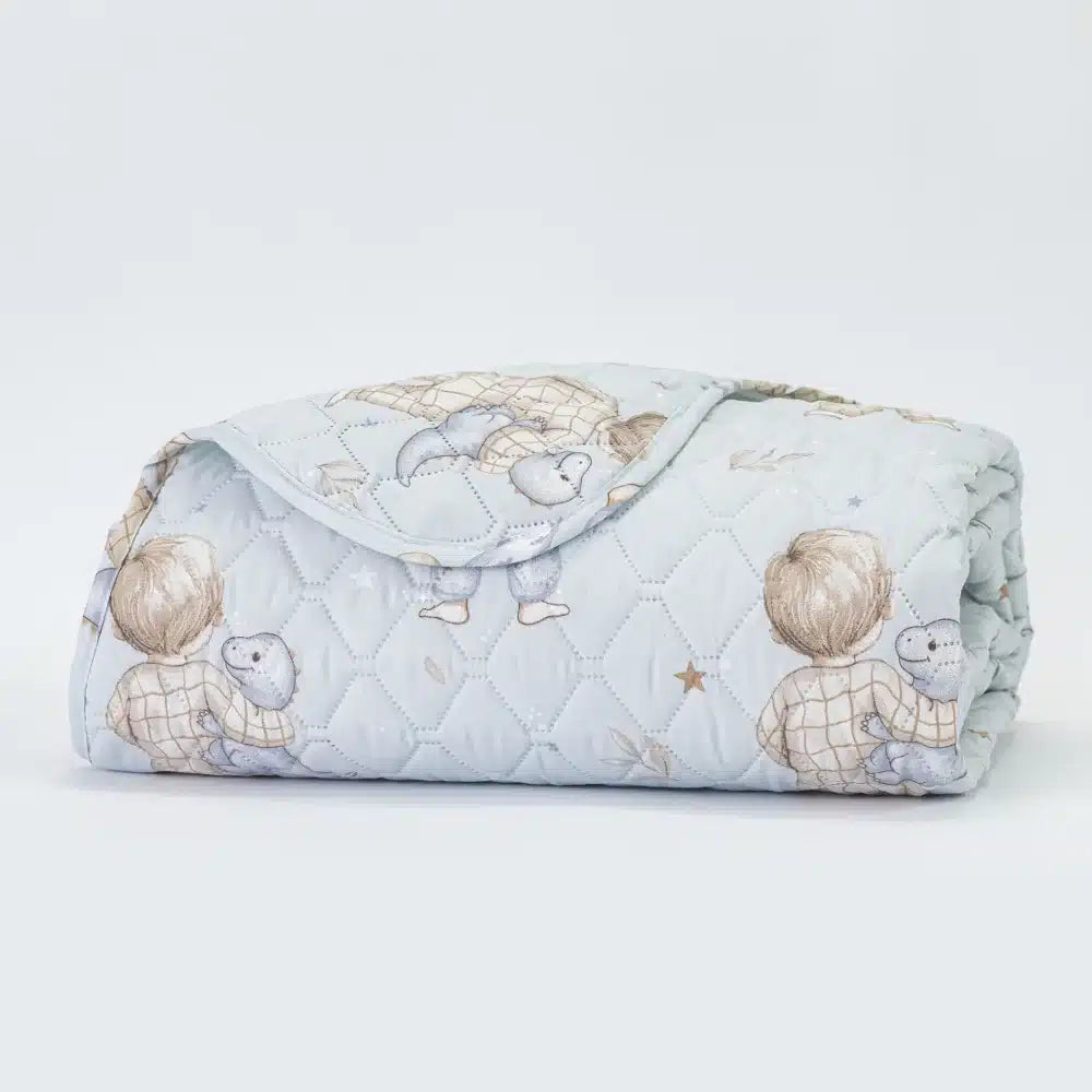 Κουβερλί Κούνιας Goodnight Σιέλ από την εταιρεία Borea Home Textiles