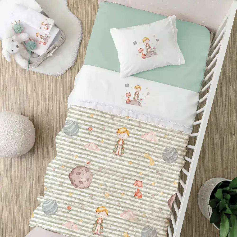 Κουβερλί Κούνιας Little Prince από την εταιρεία Borea Home Textiles