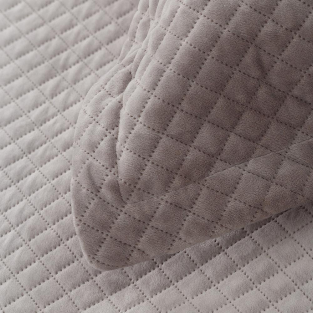 Μαξιλαροθήκη Κουβερλί Βελούδο Γκρι 50 x 70 cm 50 X 70 από την εταιρεία Borea Home Textiles
