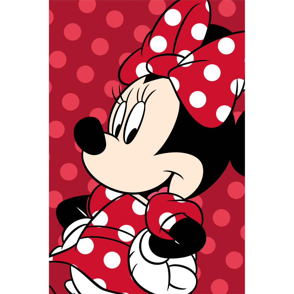 Κουβέρτα Flannel Minnie Red από την εταιρεία Borea Home Textiles