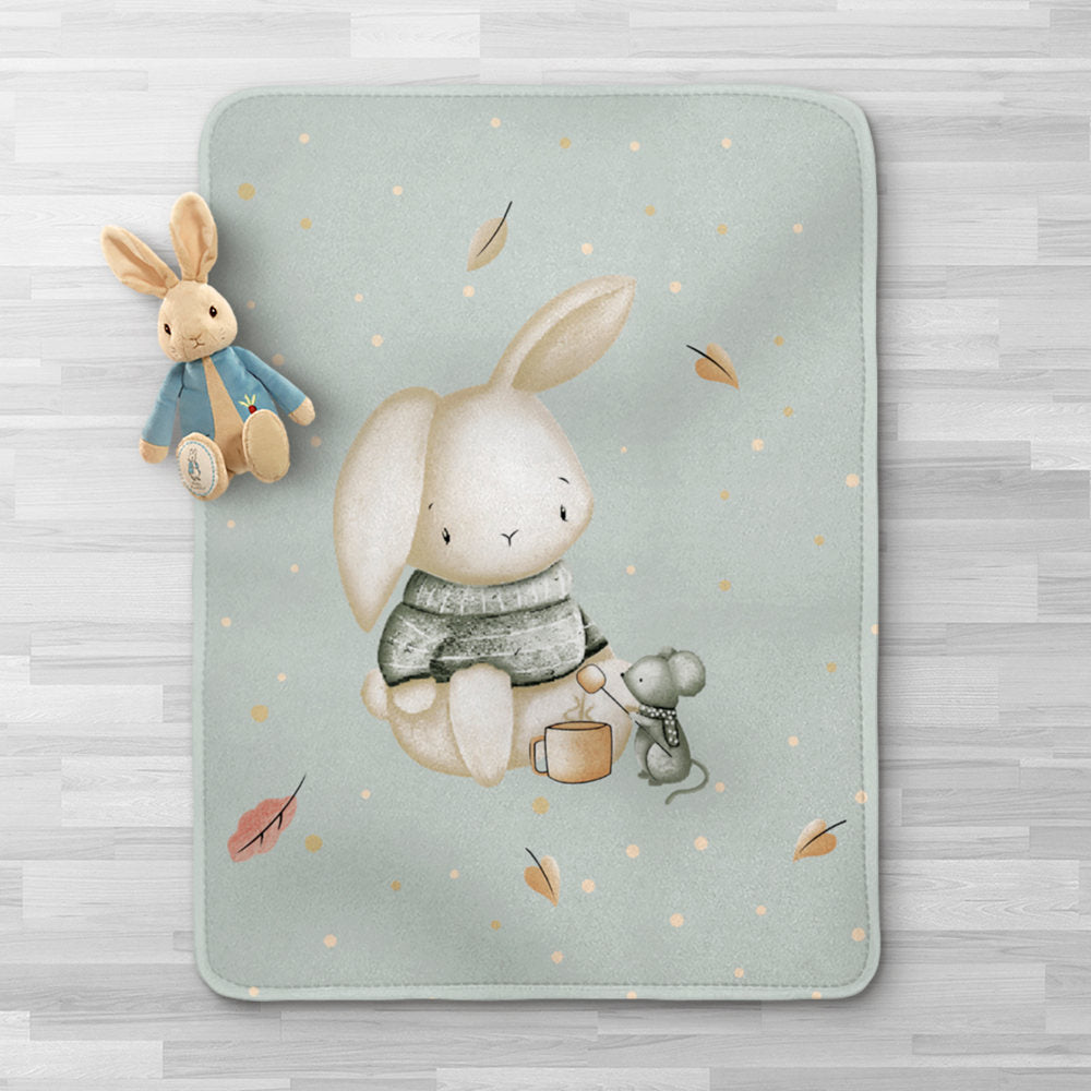 Κουβέρτα Κούνιας Λαγουδάκι από την εταιρεία Borea Home Textiles