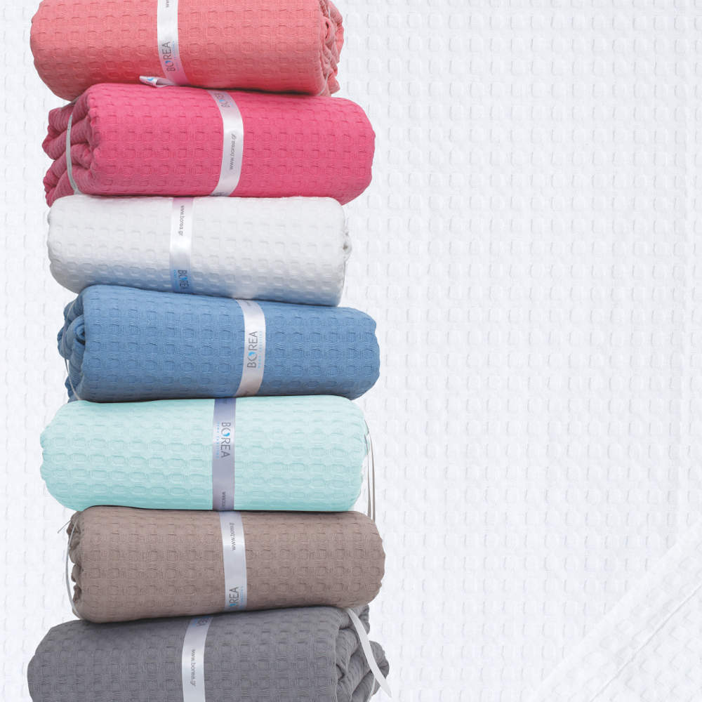 Κουβέρτα Πικέ Marcella Μονή από την εταιρεία Borea Home Textiles