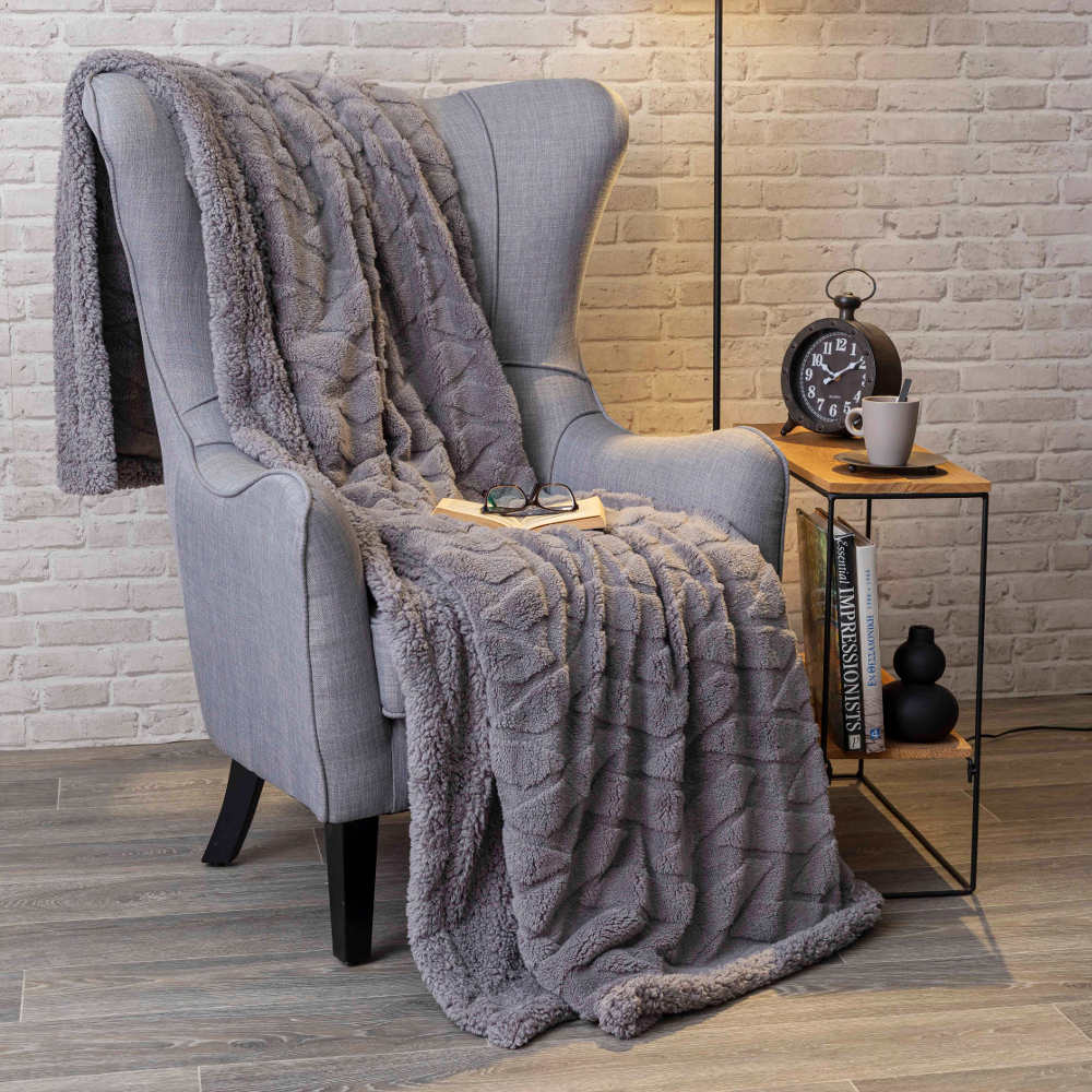 Κουβέρτα Sherpa Callista Υπέρδιπλη από την εταιρεία Borea Home Textiles