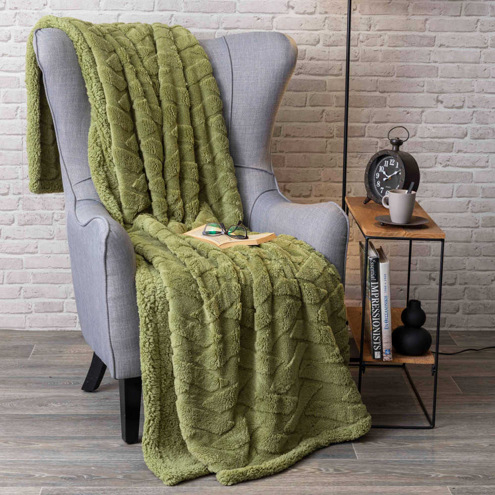 Κουβέρτα Sherpa Callista Υπέρδιπλη από την εταιρεία Borea Home Textiles